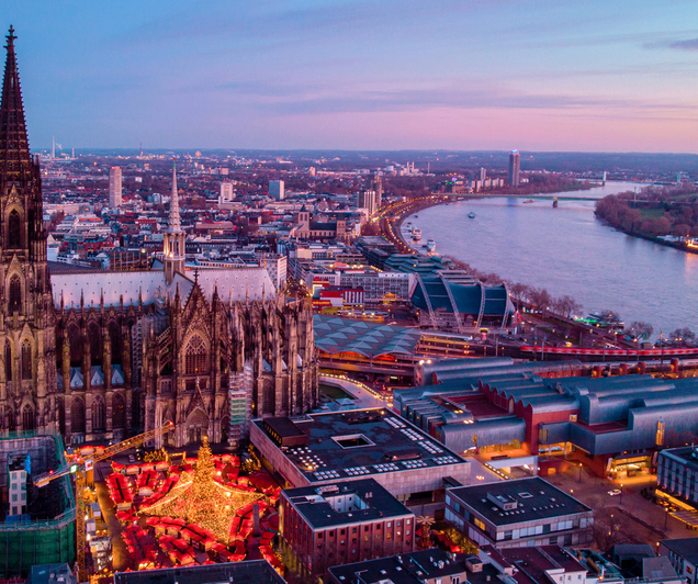 Keulen, Bonn en Düsseldorf, 3-daags kerstwinkelweekend
